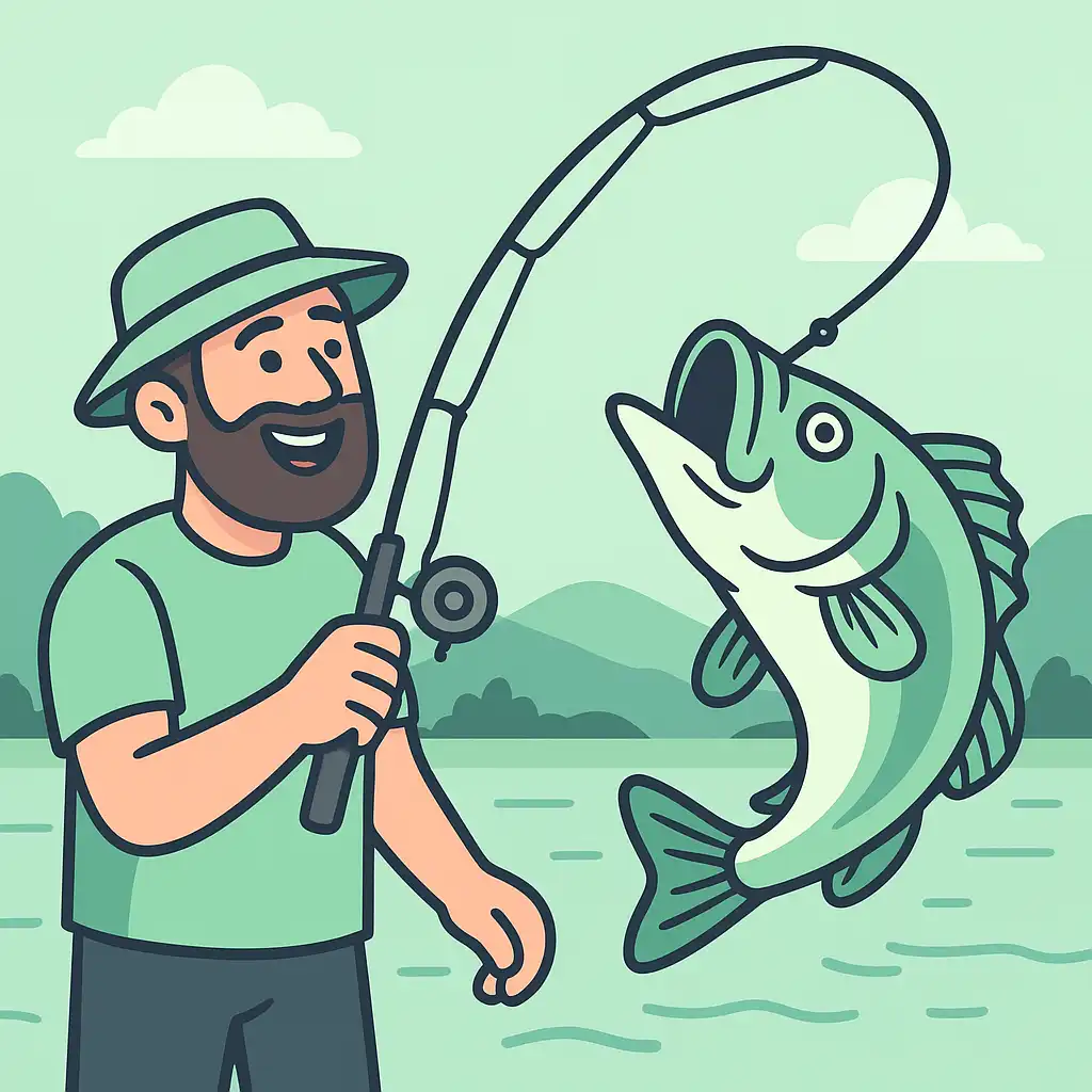 Play Big Bass Bonanza slot online at Rolldorado Casino